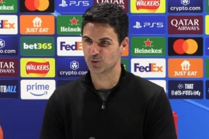 官方网站-阿尔特塔：现在中场休息 不知具体百分比 但我们有很大机会进决赛